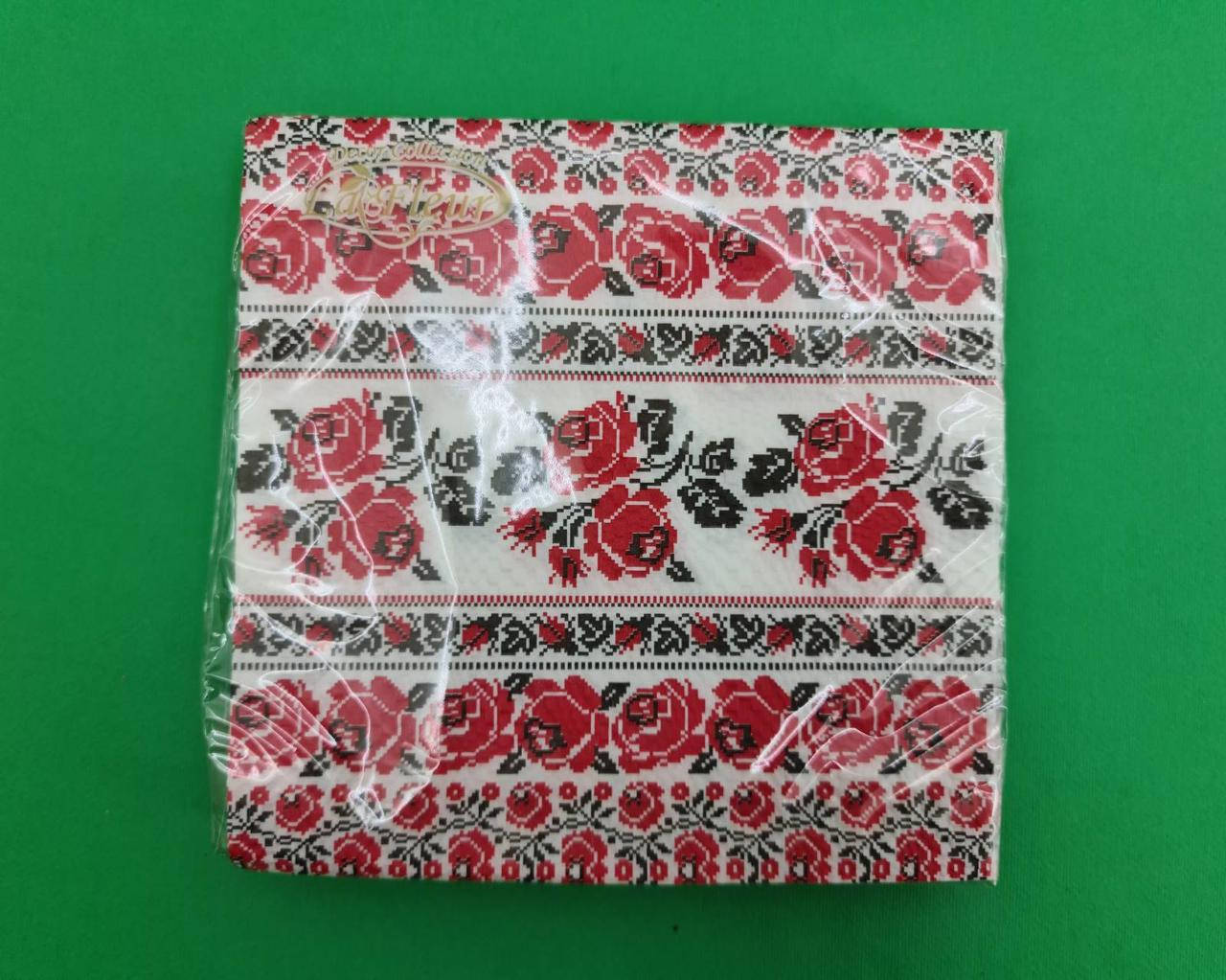 

Салфетка декор (ЗЗхЗЗ, 20шт) La Fleur Традиционный орнамент (1307) (1 пачка)