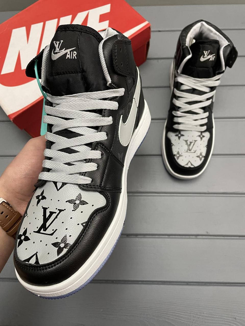 

Кроссовки Nike Air Jordan X Louis Vuitton, Черно-белый