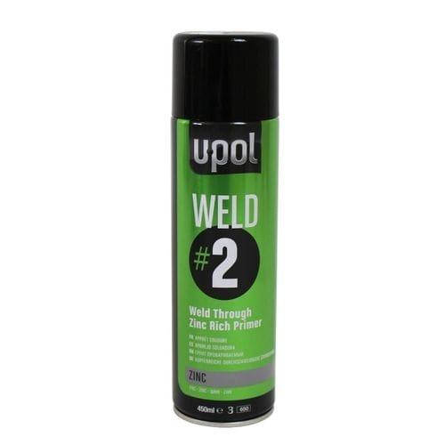 

Грунт провариваемый с цинком в аэрозоле U-POL WELD#2, Серый