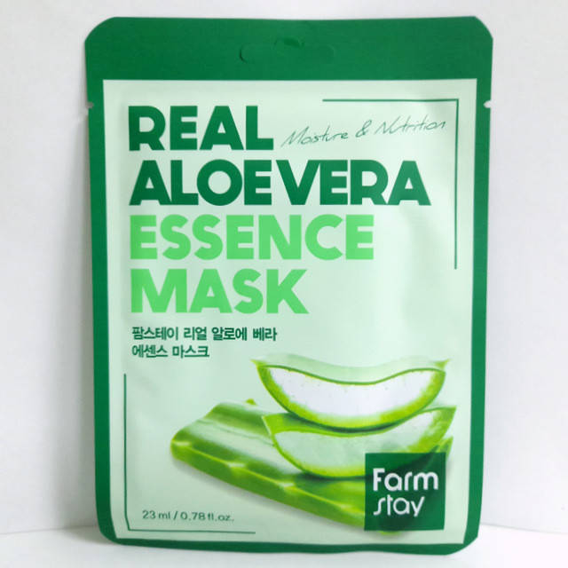 

Тканевая маска для лица увлажняющая с экстрактом алоэ вера FarmStay Real Aloe Vera Essence Mask