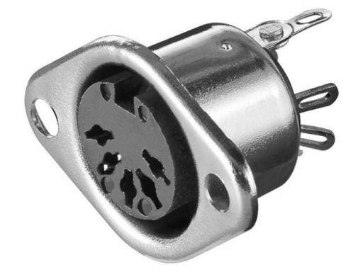 

Гнездо DIN 5 pin для монтажа на корпус