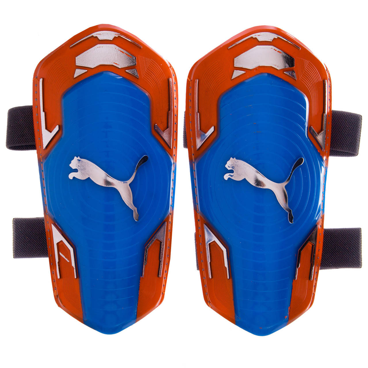 

Щитки футбольные для детей и взрослых Puma красно-желтые