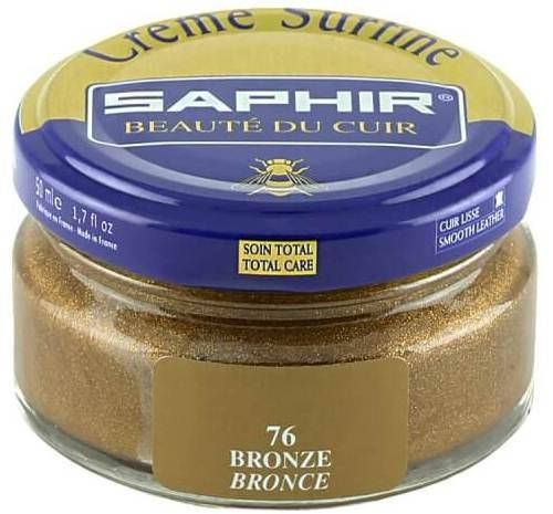 

Увлажняющий крем для обуви Saphir Creme Surfine бронзовый (76) 50 мл