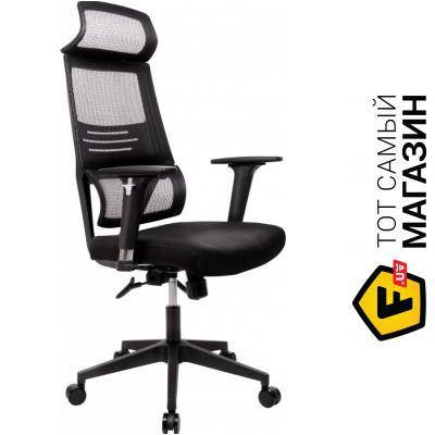 

Офисное кресло руководителя с высокой спинкой сетка GT Racer X-W88 Black черный