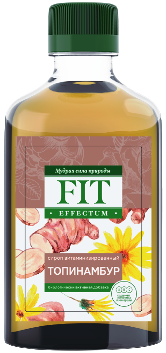 

Низкокалорийный сироп со стевией ФитПарад Fit Effectum вкус "Топинамбур" (250 мл)