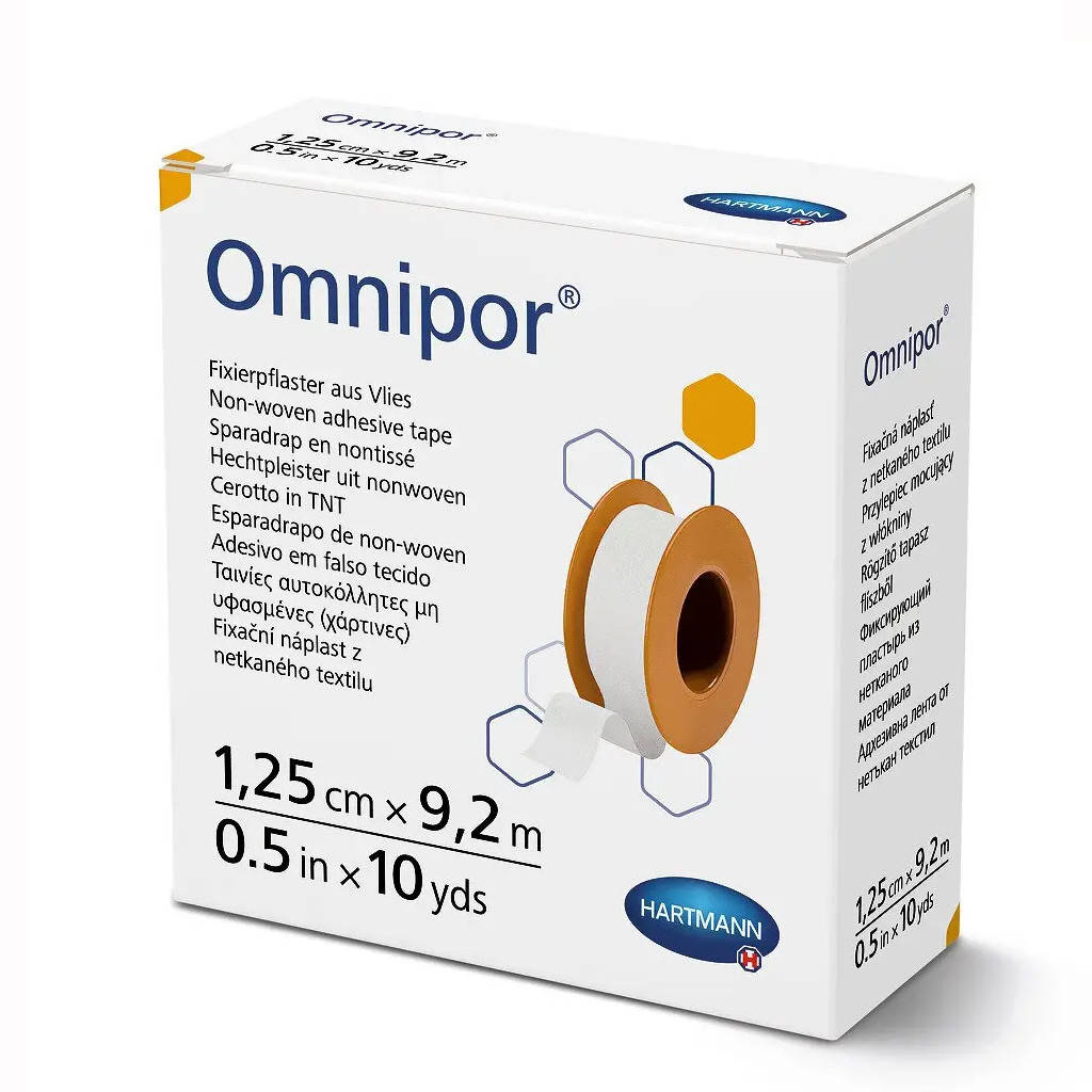 

Пластир фіксуючий з нетканного матеріалу Omnipor 1,25 см х 9,2 м