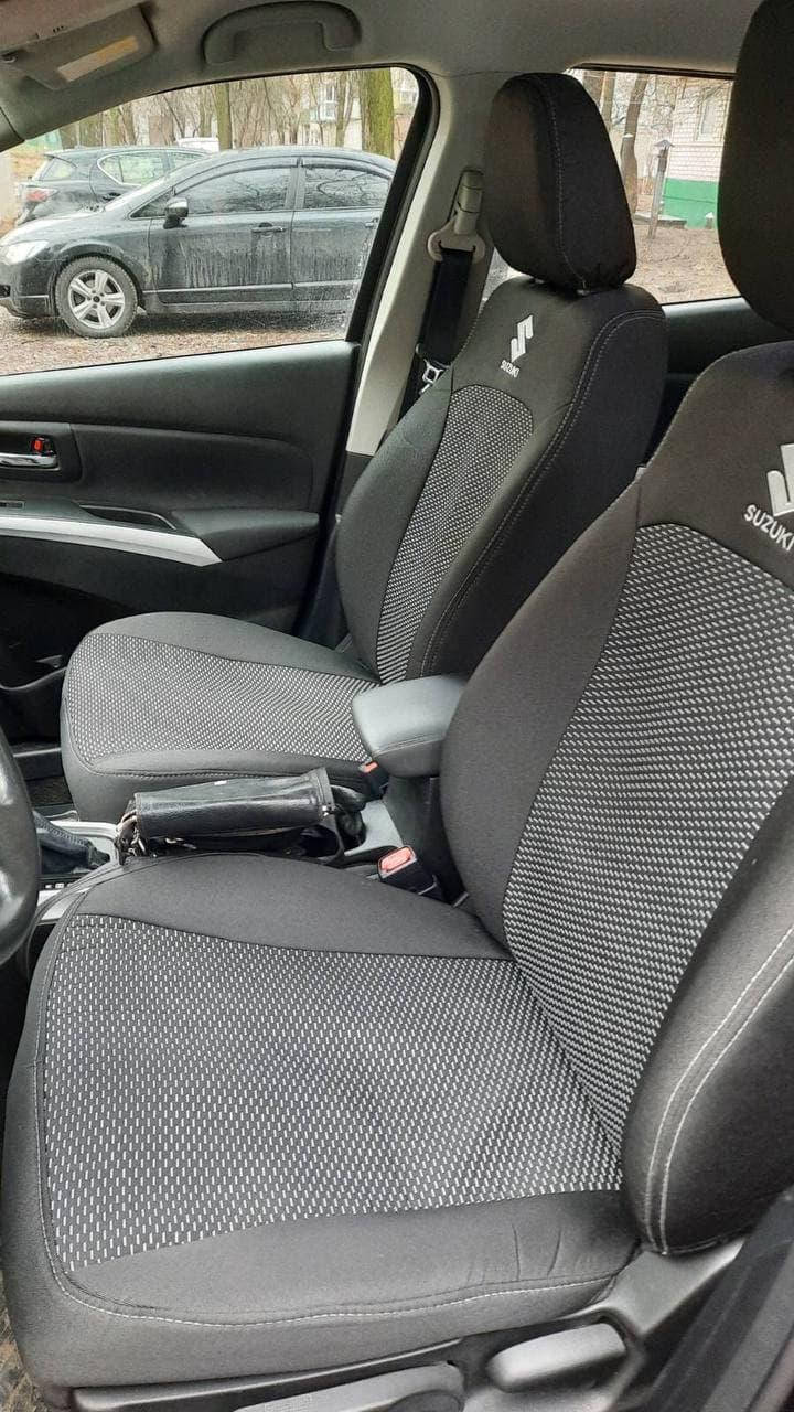 

Модельные чехлы на автомобиль Suzuki SX4 2014- БЕЗ ЗАДНЕГО ПОДЛОКОТНИКА "Prestige"