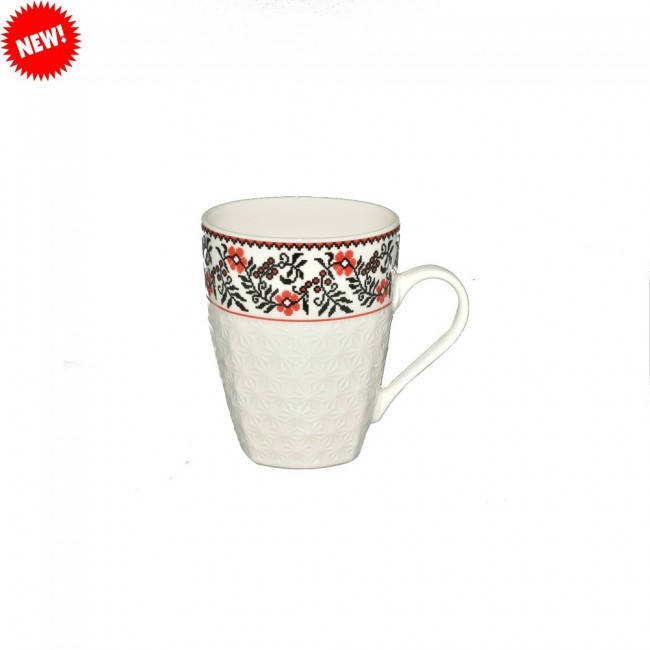 

Чашка керамическая "Орнамент" 340мл.