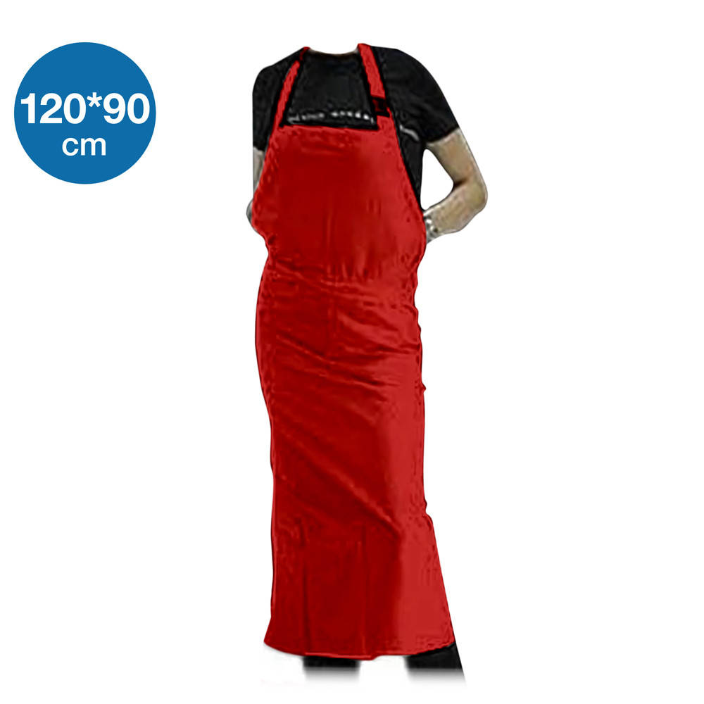 

Фартук защитный для мясника поливинилхлоридовый ВР/L Mat 120х90см красный