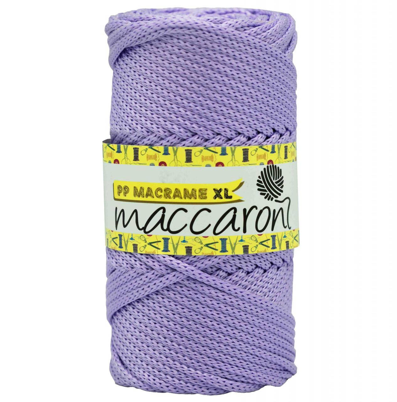 

Полипропиленовый шнур PP Macrame XL Maccaroni 4 мм, сиреневый