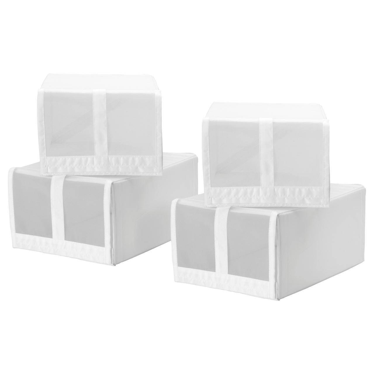 

IKEA SKUBB (901.863.91) Коробка для обуви, белая, Белый