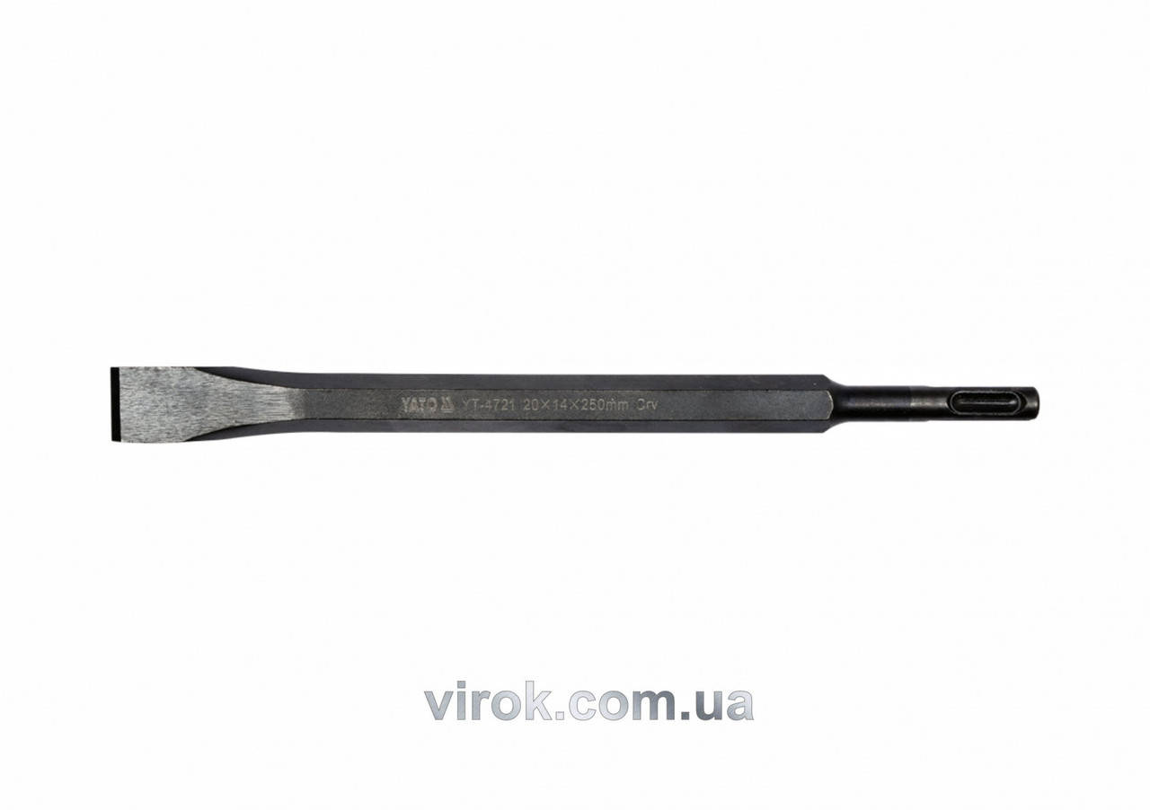 

Зубило "долото" вузьке YATO SDS+ 20х14х250 мм YT-4721