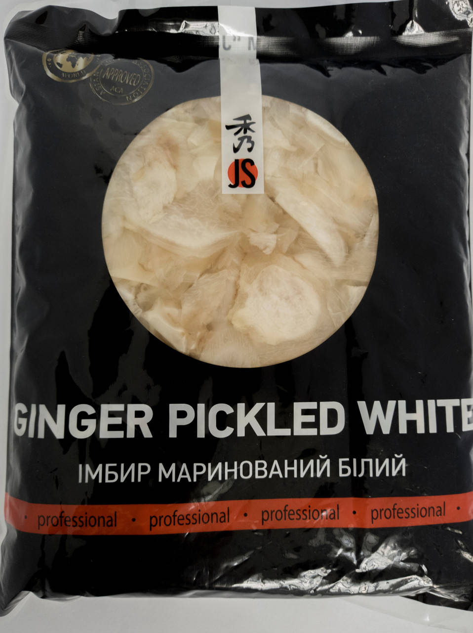 

Имбирь маринованный, белый 1кг JS