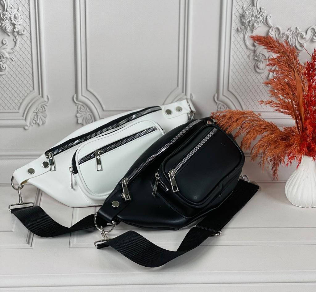 

Сумочка женская бананка DPolo поясная сумка на пояс, Разные цвета