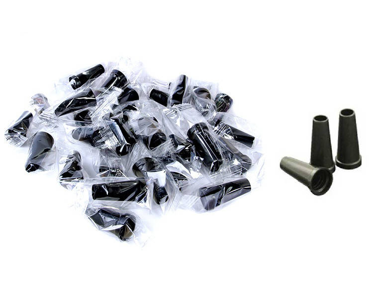 

Мундштуки черные внешние конусные для кальяна 100 шт в 1 упаковке