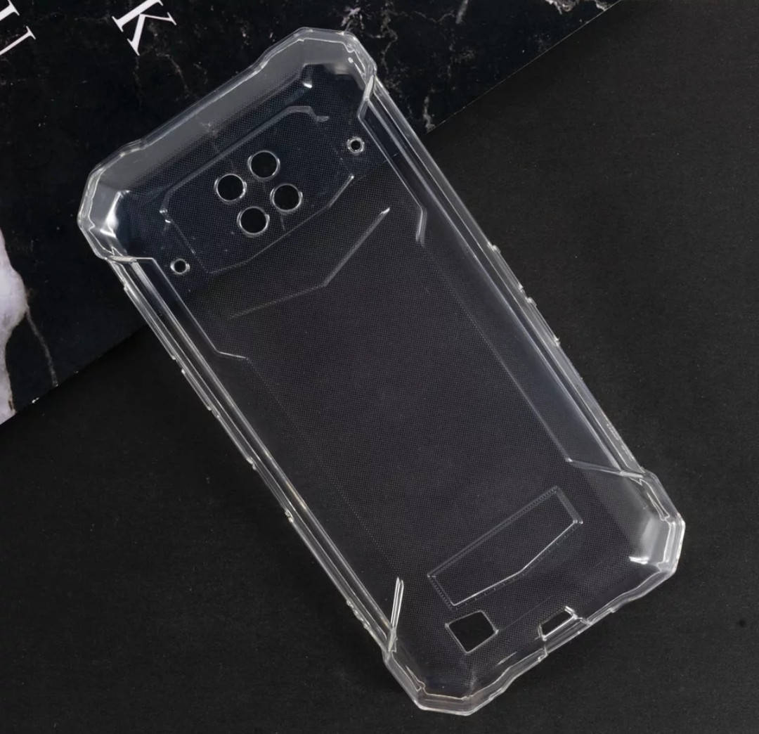 

Силіконова накладка (бампер) для смартфона Doogee S88 Pro Прозорий, Прозрачный