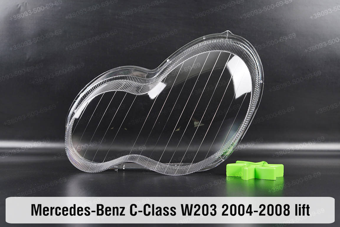 

Стекло фары Mercedes-Benz C-Class W203 (2004-2008) рестайлинг левое