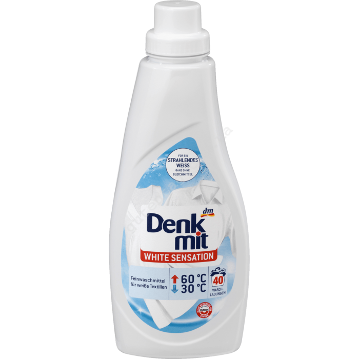 

Порошок-гель д/стирки Denkmit (Германия) White Sensation (1л.=40)