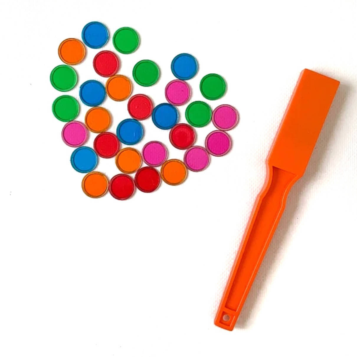 

Набор Магнитный жезл Shaw Magnets с фишками (30 шт), Разные цвета