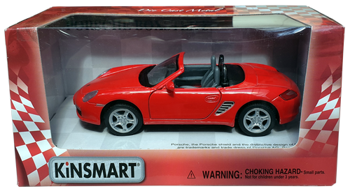 

Машинка модель Kinsmart, Porche Boxster S, кабриолет KT5302W