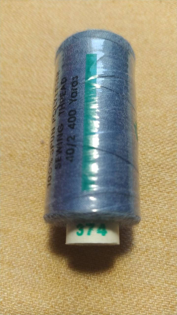 

Нитки швейные №40/2 Dor Tak (Дор Так) 400 yrd №374