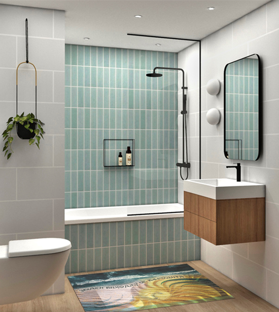 

Коврик в ванную комнату ТМ ARTIMAT 55*80см LUX SOFT MATERIAL В-6
