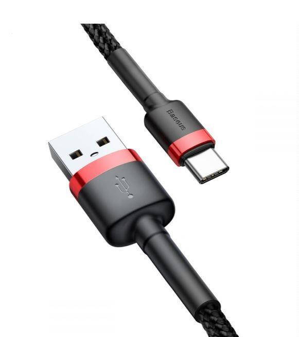 

Кабель быстрой зарядки Baseus Type C 3.0 A 100 см (CATKLF-EG1), Черный
