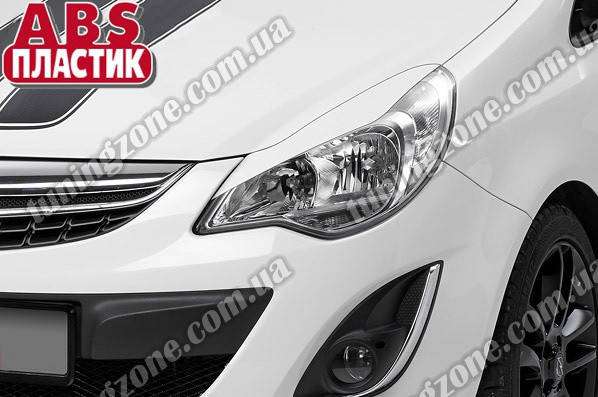 

Реснички/накладки на фары Opel Corsa D из ABS пластика