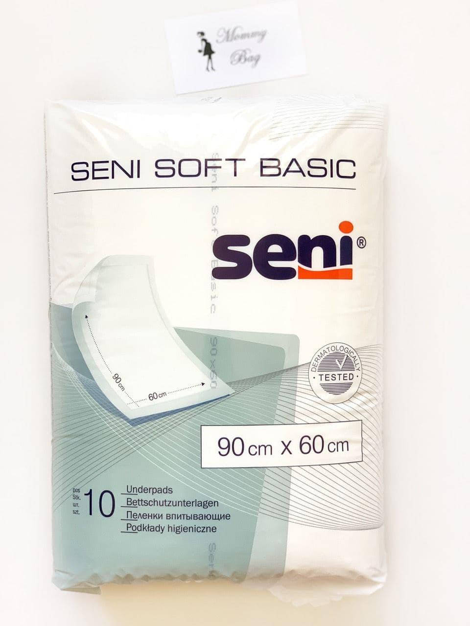 

Одноразовые пеленки Seni Soft Basic 60х90 см 10 шт