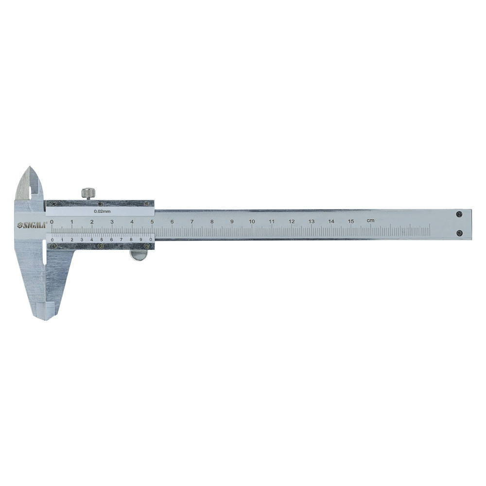 

Штангенциркуль механический Sigma 3922161 150 мм 0.02 мм