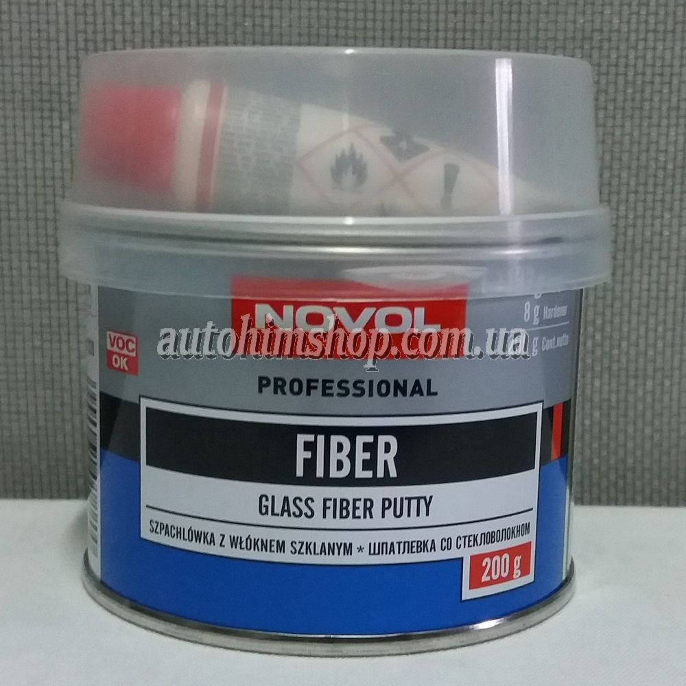 

Шпатлевка Novol Fiber со стекловолокном 192+8 г
