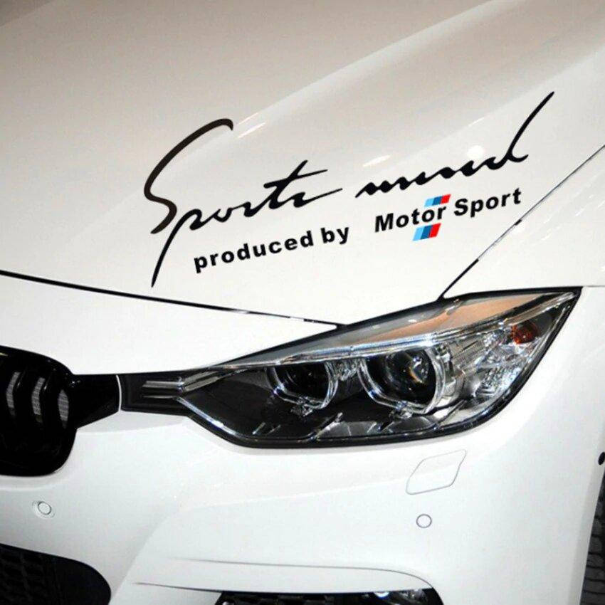 

Виниловая наклейка на капот bmw