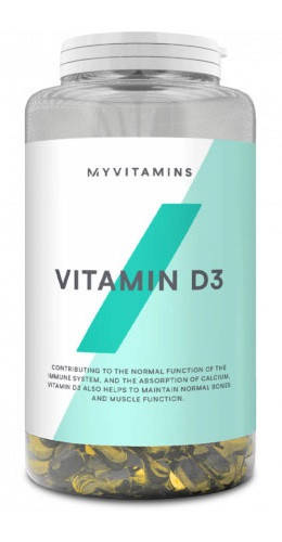 

Витамины Myprotein - Vitamin D3 (180 капсул)