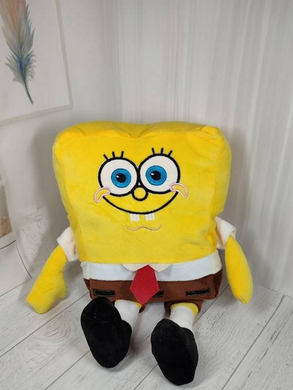 

Мягкая игрушка Губка Боб (Sponge Bob) Спанч Боб 45 см.(с ножками), Желтый