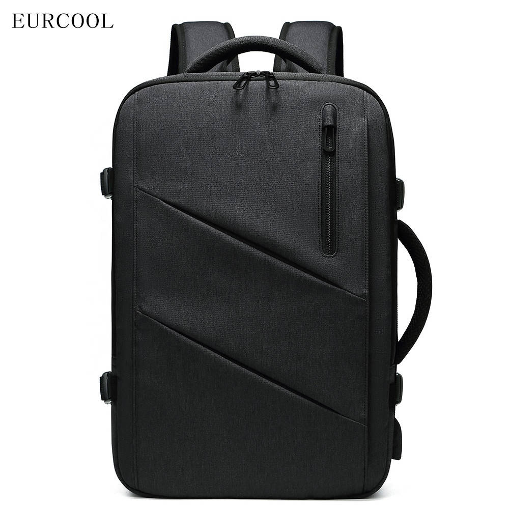 

Сумка рюкзак для путешествий со множеством отделов, Черный