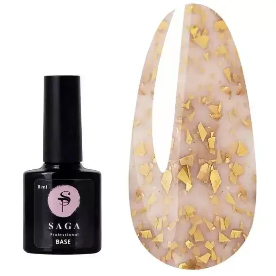 

Камуфляжная цветная база с поталью Saga Leaf base, 8 ml № 5