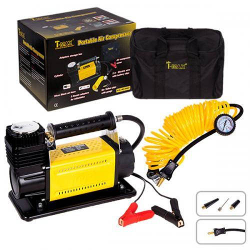 

Компрессор "T-max" 45A/150psi/160L/min/ клеммы/шланг (8016601)
