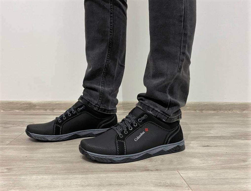 

Кроссовки туфли мужские черные, Черный