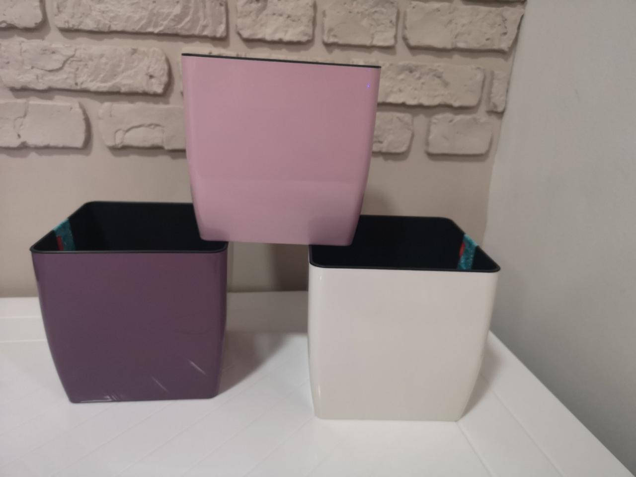 

Вазон Квадро низкий со вставкой 16 x 16 x 15,5 см