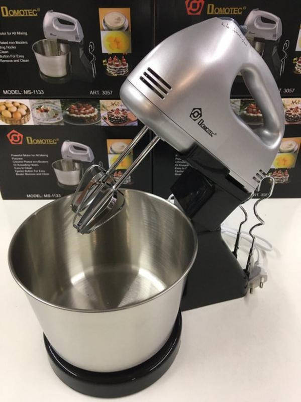 

Ручной миксер с чашей Domotec MS-1133 U-металл