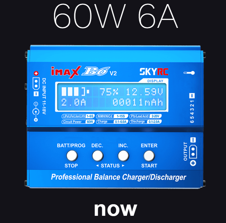 

Универсальное зарядное устройство IMAX B6 60W V2 SKYRC Оригинал!
