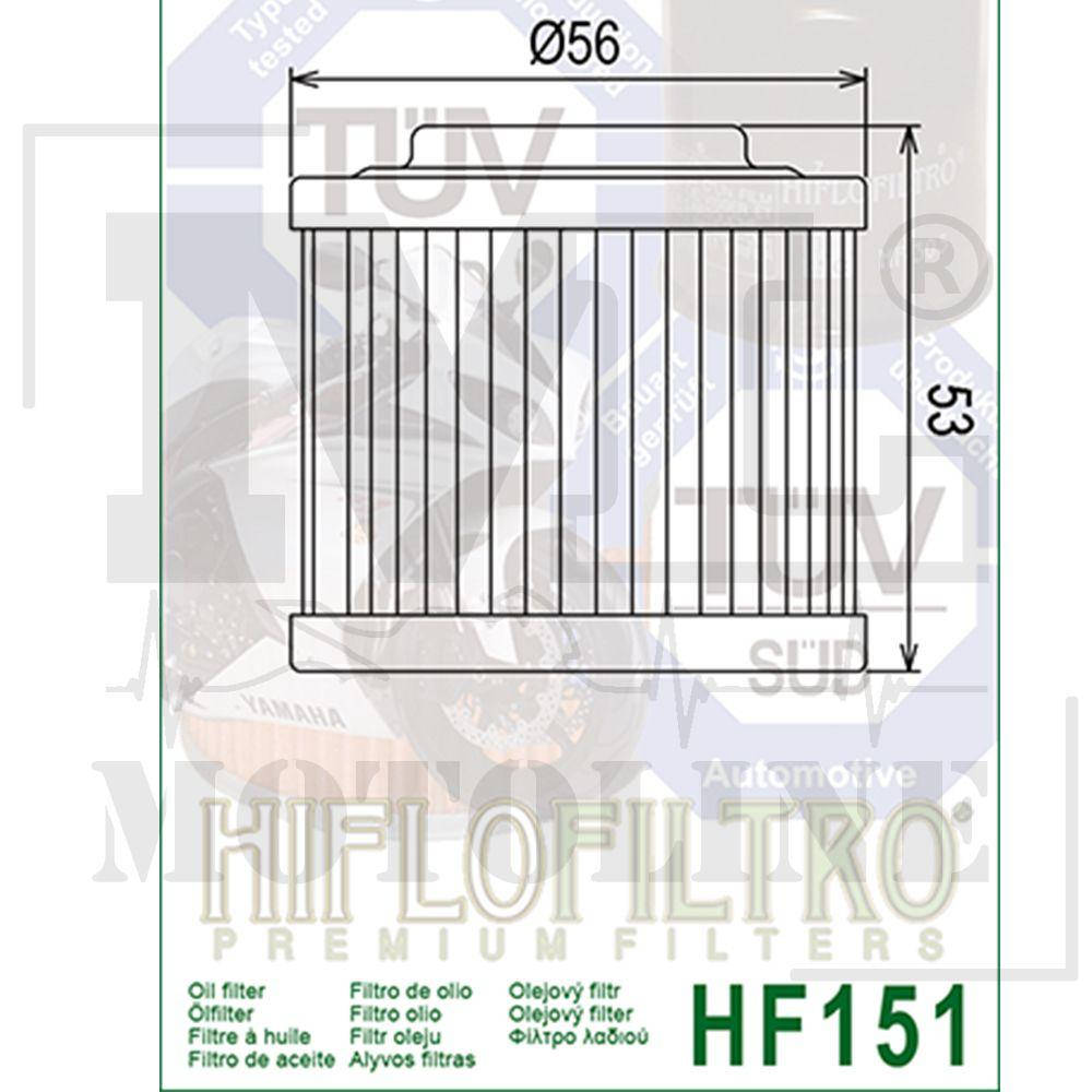

Масляный фильтр HIFLO HF151