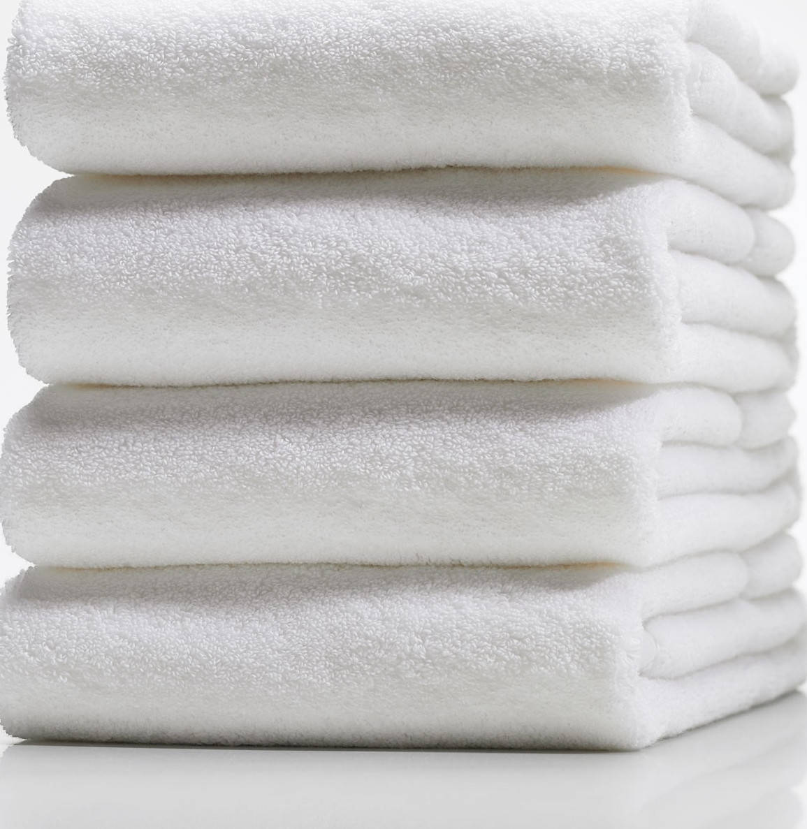 

Махровое полотенце лицо 50х90 100% хлопок Отель, Белый