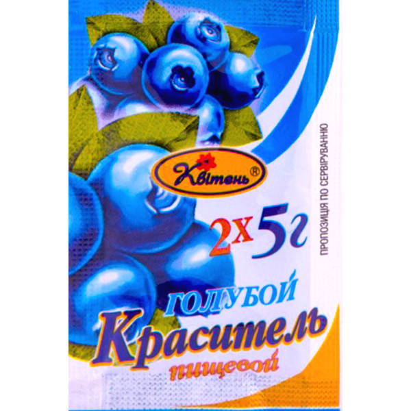 

Барвник харчовий блакитний Квітень 5г