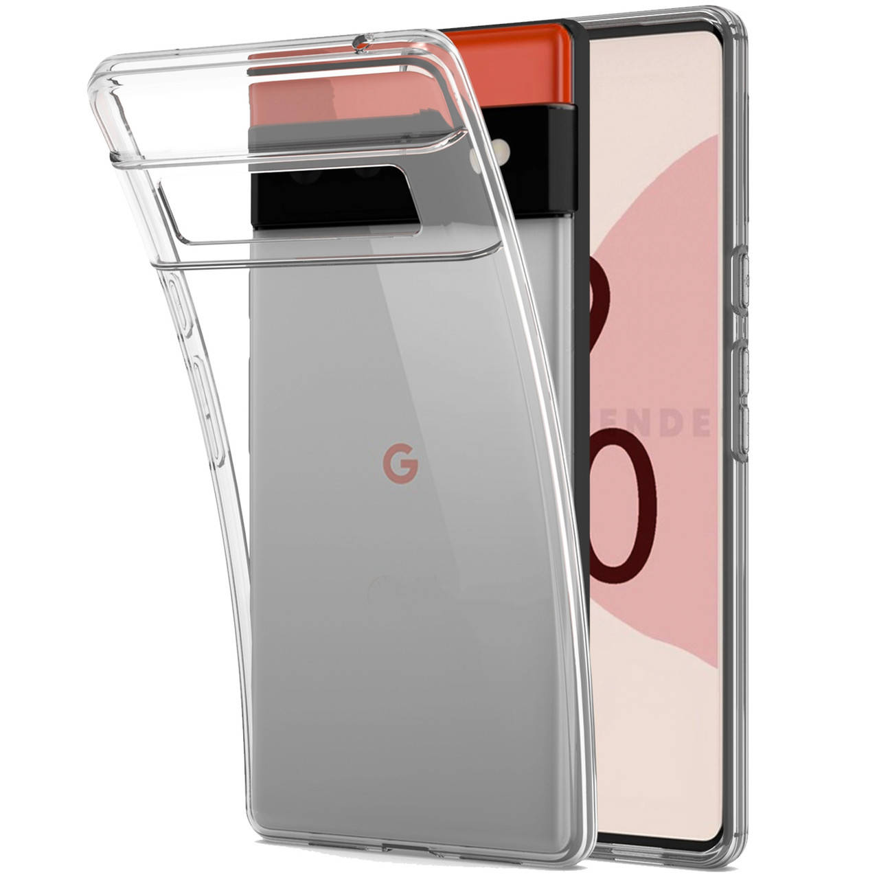 

Ультратонкий прозрачный чехол для Google Pixel 6