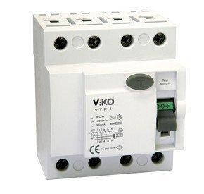 

Устройство защитного отключения УЗО VIKO 4Р, 40А, 30мА
