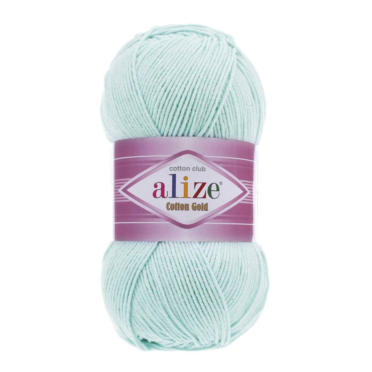 

Пряжа Alize Cotton Gold 514 голубой