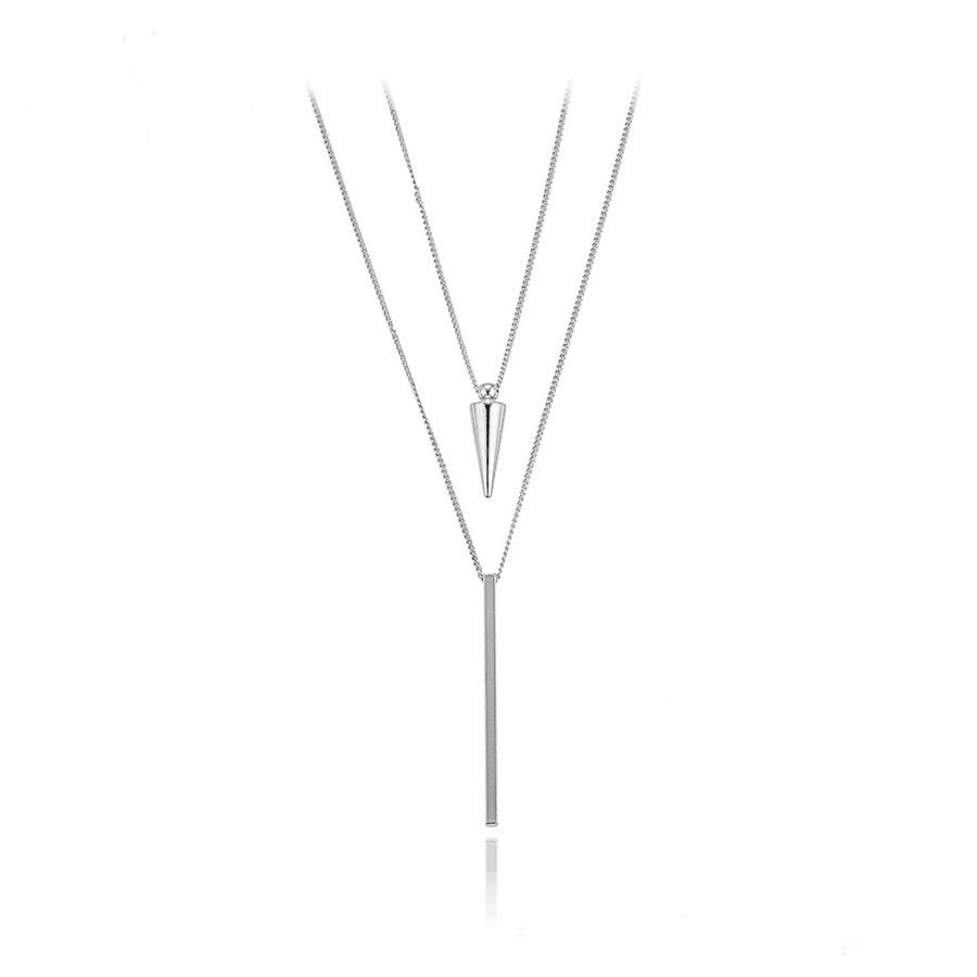 

Колье 35907 ширина 1 мм позолота Белое Золото длина 62+3