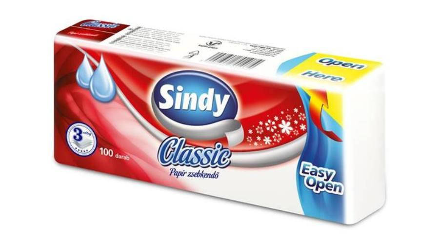 

Sindy-носовой платок 100 шт.Венгрия 3-слоя, Белый