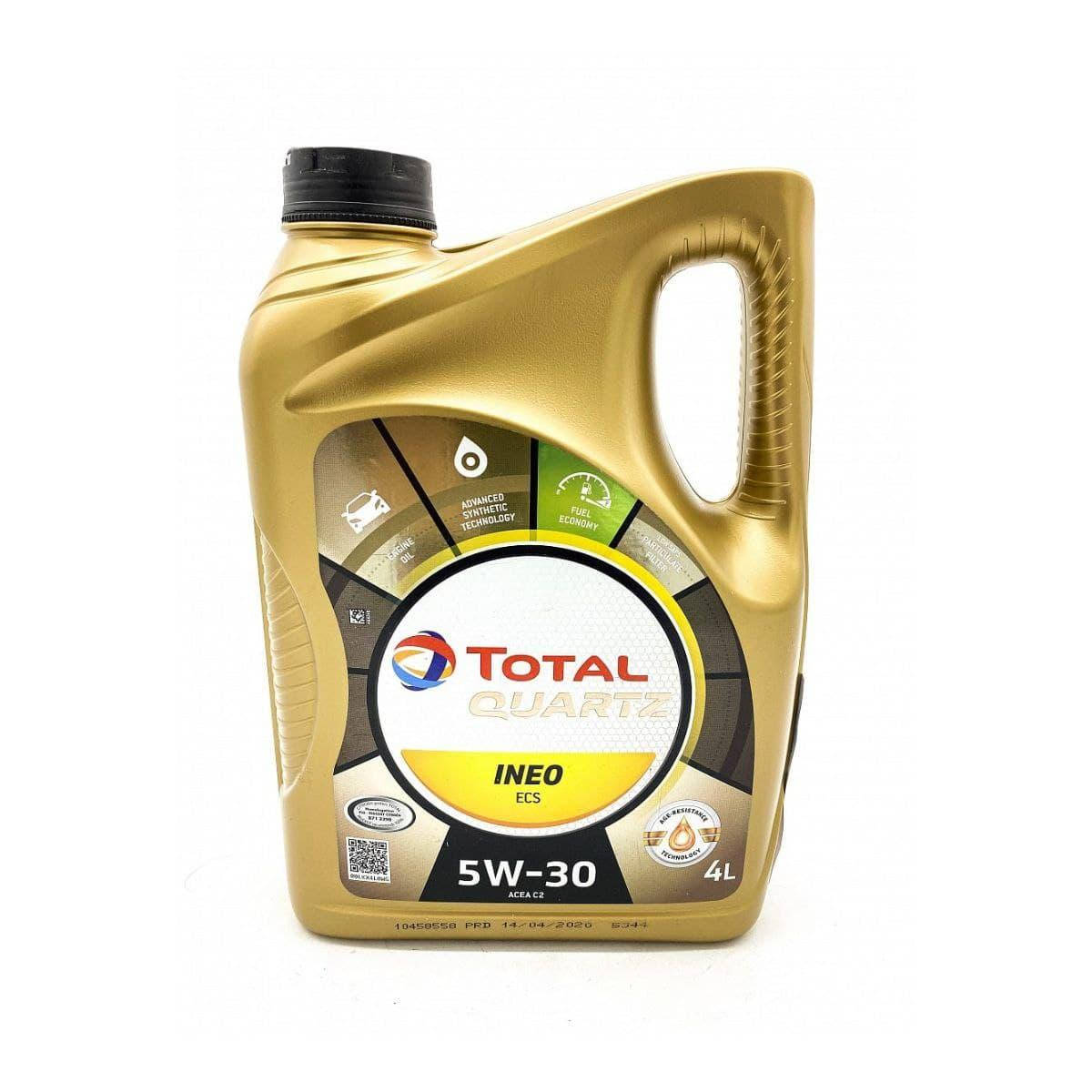 

Моторное масло Total Quartz INEO ECS 5W-30 4л (213685) ORG 213685